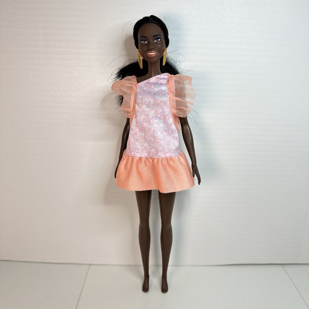 Barbie Fashionistas Doll #216 65th Anniversary Tall‎ Body & Black Hair 12"